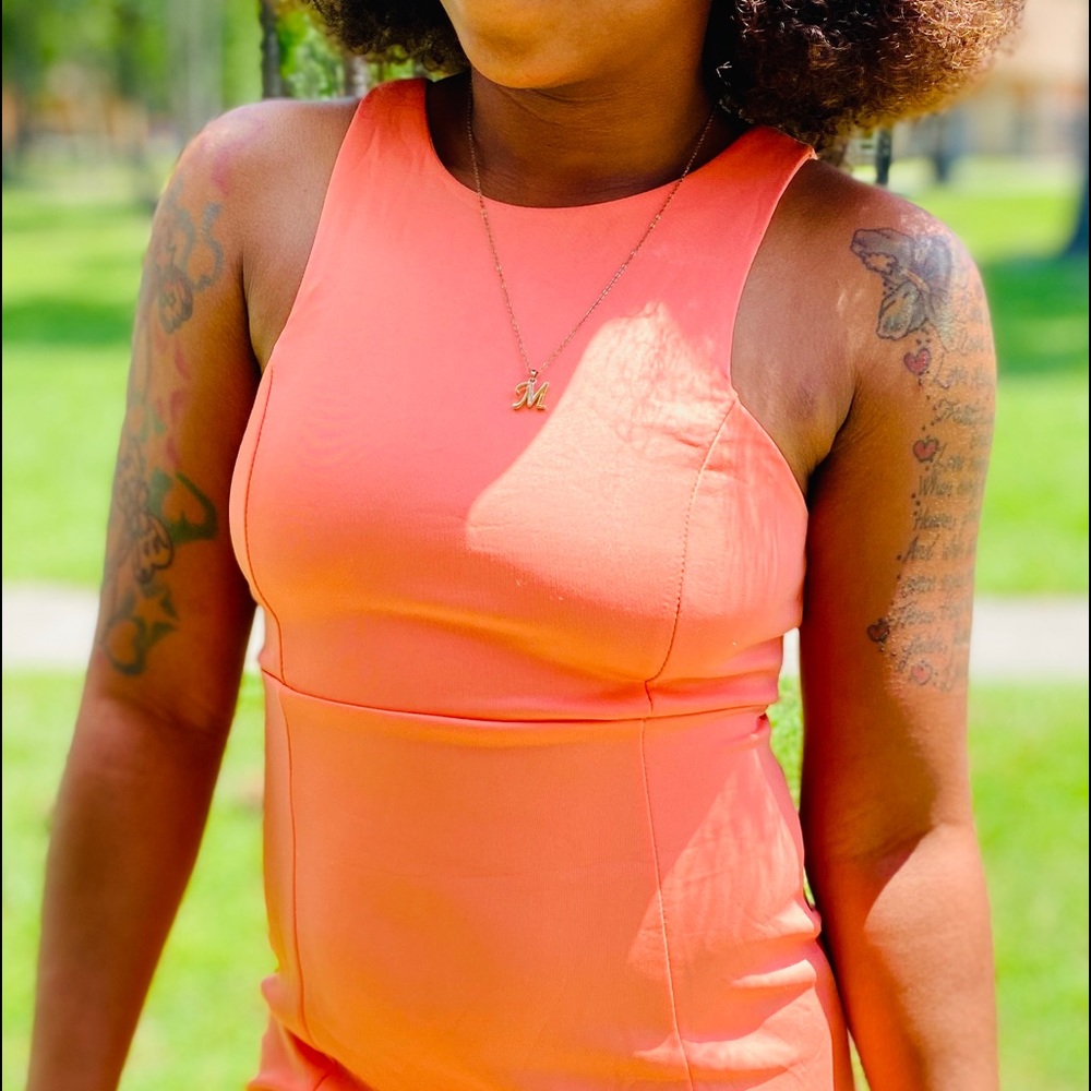 Peach Ruffle New Look